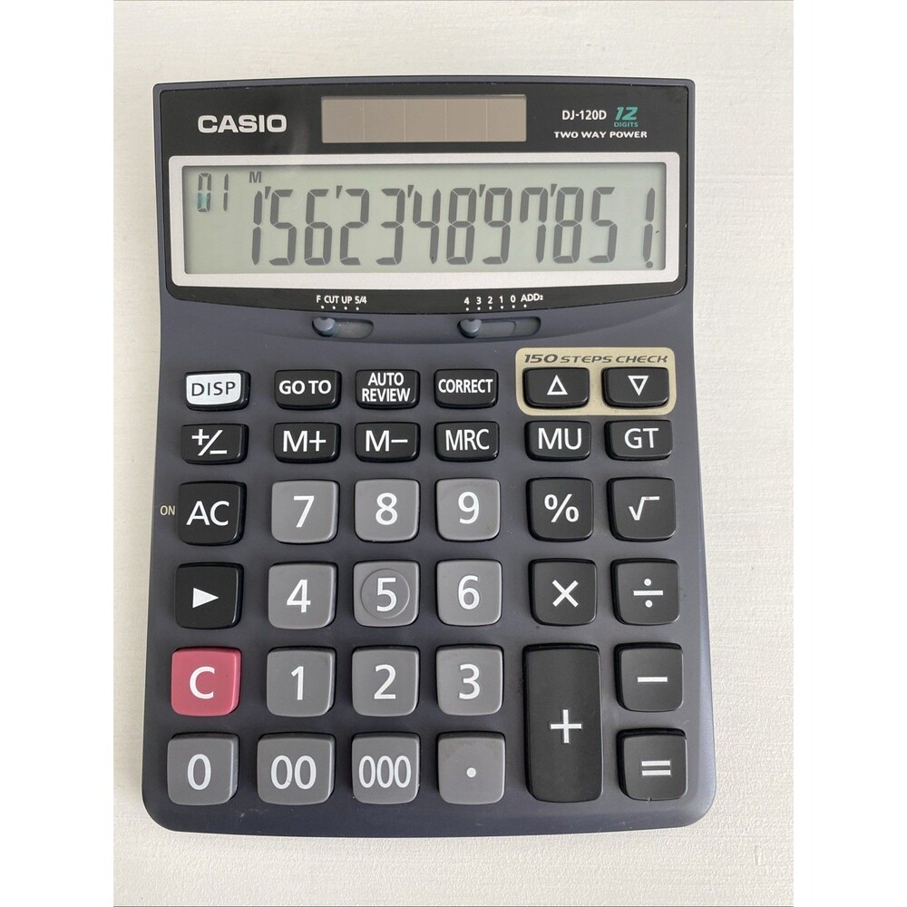 Casio DJ-120D Calculator